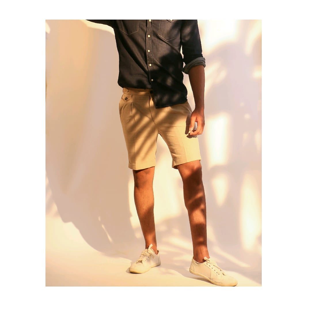 Sartocinni tailored shorts - bespoke casual shorts by Omar Najam