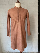 Chikankari Mauve Pink Kurta Trouser — made to measure, Bespoke By Omar Najam