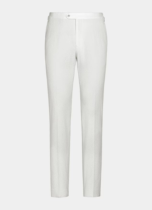 White sea sucker trouser