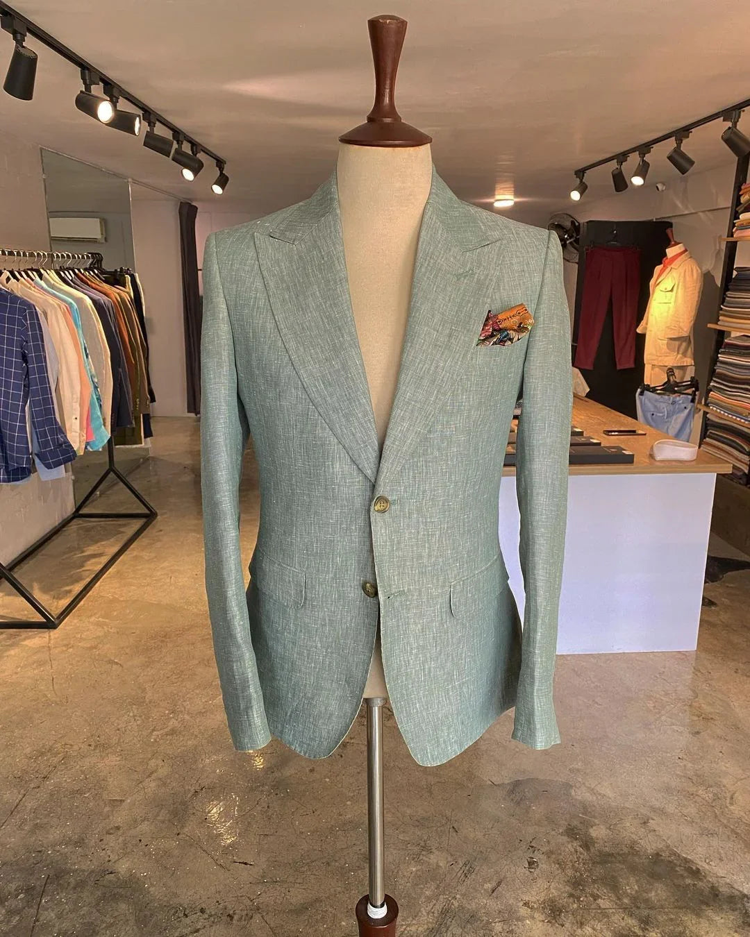 linen blazer