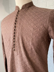 Bronze Chikankari