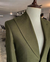 Military Green Linen