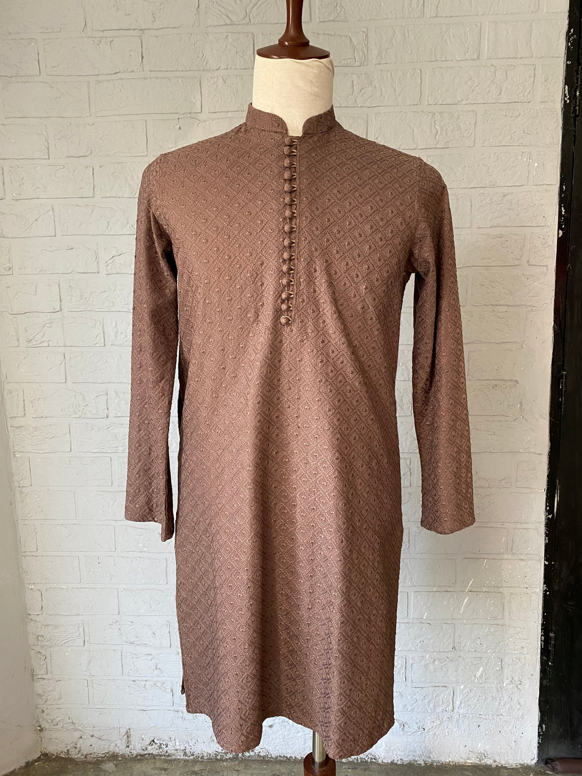 Bronze Chikankari