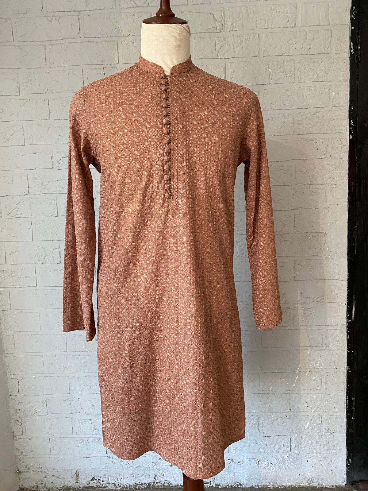 Mauve Pink Chikankari