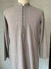 Light Grey Chikankari