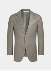 Khaki Sand Single Breasted Suit