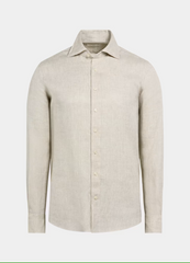 Khaki-Sand Linen Shirt