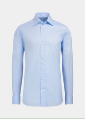 Light Blue Textured Formal Shirt