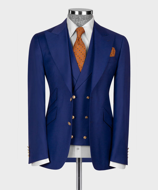 Royal Blue Single Breasted Suit