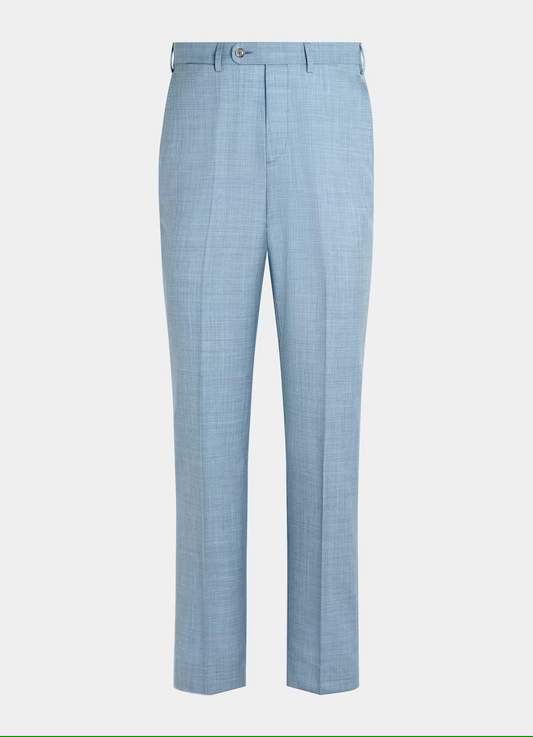 Ice Blue Single Breasted Suit