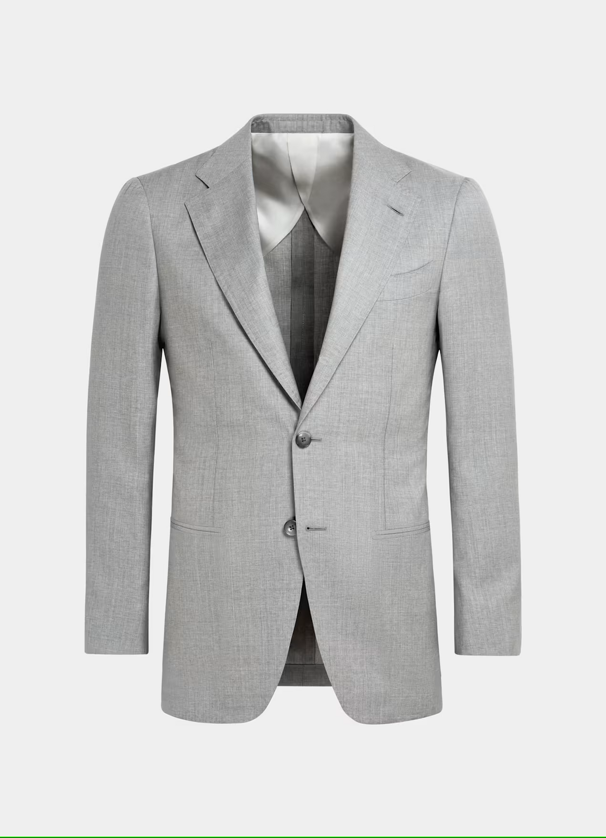 Light Grey Single Breasted Suit