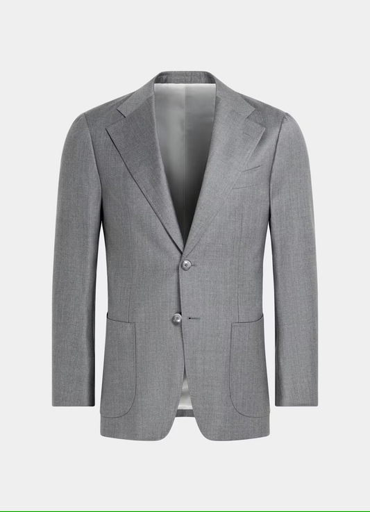 Medium Grey Single Breasted Suit