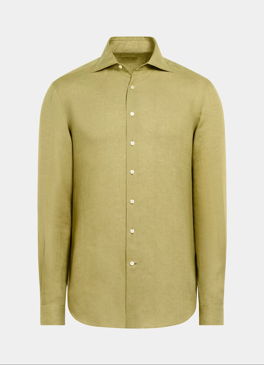Lime Linen Shirt