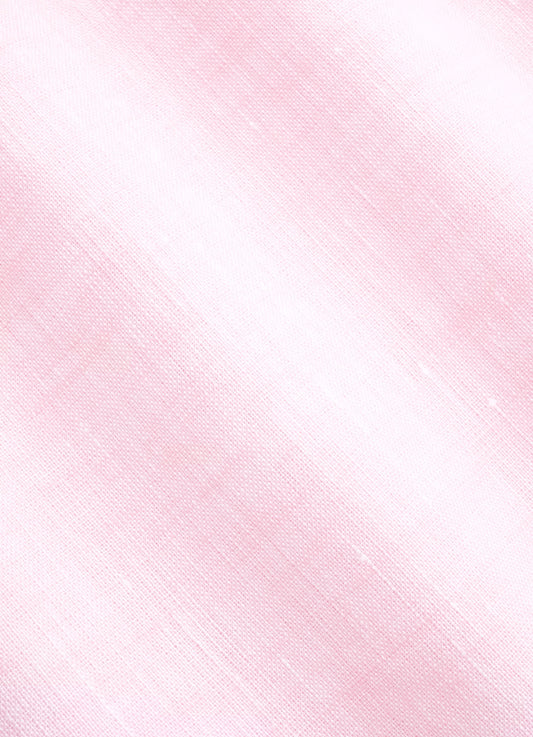 pink linen fabric